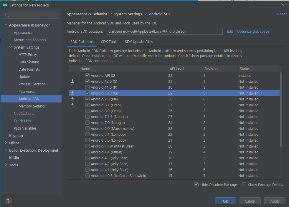 android SDK-3